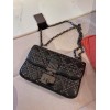 Dior Lucky Addict black chain bag