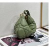 Dior caro tulip green yellow bag