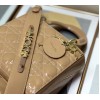Dior lady patent ABC 20cm beige
