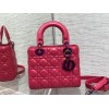 Dior lady hot pink 20cm bag