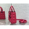 Dior lady hot pink 20cm bag