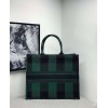 Dior book tote caro green 41cm bag