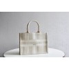 Dior book tote in cream 41cm