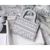 Dior Mini Book Tote Gray 23cm