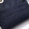 Dior Lady D-lite in blue 24cm
