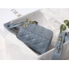 DIOR My ABCDIOR Lady Light Blue Lambskin Bag | M0538