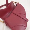 Dior Saddle Bag Original Leather rose red M0446