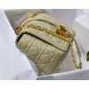 Dior Caro Medium Cream Bag 25cm