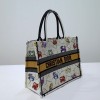 Dior Pixel Zodiac Embroidery Book Tote 36cm