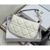 Dior caro tulip green white bag