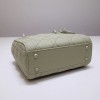 Dior Lady Mini Lambskin Bag Matte Green 17cm