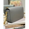 Dior 30 Montaigne Avenue Grey Leather Bag
