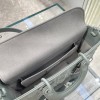 Dior lady D-joy Latte Diamond Motif Gray Bag
