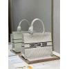 Dior Tote Book white leather 36cm