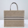 Dior Book Tote Beige Cannage Shearling 42cm