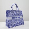 Dior book tote blue transparent large bag