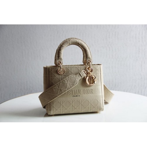 Dior Lady D-lite in cream 24cm