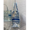 Dior book tote blue tiger 36cm
