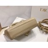 Dior D-Joy Beige Leather Mini Bag