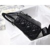 DIOR My ABCDIOR Lady Black Lambskin Bag with Black Hardware