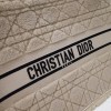 Dior Book Tote Beige Cannage Shearling 42cm
