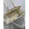 Dior medium white esential tote bag