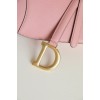 Dior Saddle Pink Leather Small 26cm Bag