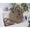 DIOR My ABCDIOR Lady Brown Lambskin Bag M0538