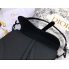 Dior Saddle Bag in Black Ultramatte Calfskin