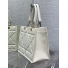 Dior medium white esential tote bag