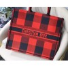 Dior Red Caro Book Tote 35cm