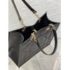 Dior medium black esential tote bag