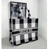 Dior Black Caro Book Tote 36cm