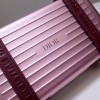 Dior x Rimowa pink bag