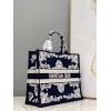 Dior book tote embroide new 41cm