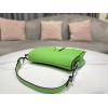 Dior green saddle 26cm bag