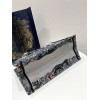 Dior Medium Book Tote Power Jardin Magique Embroidery Blue Bag