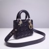 DIOR My ABCDIOR Lady Black Lambskin Gold Hardware Bag