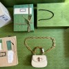 Gucci Bamboo 1947 white mini top handle bag
