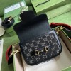 Gucci Horsebit mini GG black bag