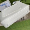 Gucci Dahlia Large Tote Double G White Bag