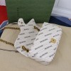 Gucci x Balenciaga The Hacker Project Small White Marmont Bag