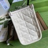 Gucci GG Mamon Small Tote Bag in White 681483