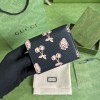 Gucci Black Leather Card Case Wallet