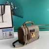 Gucci padlock bamboo handle bag