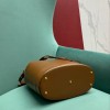 Gucci GG Diana Small Bucket Brown Leather Bag