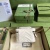 GG Marmont mini white top handle bag