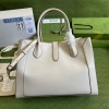 Gucci Jackie 1961 Large Tote White Bag
