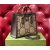 Gucci Diana small tote bag in brown leather