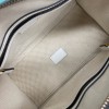 Gucci mini black leather double G bag